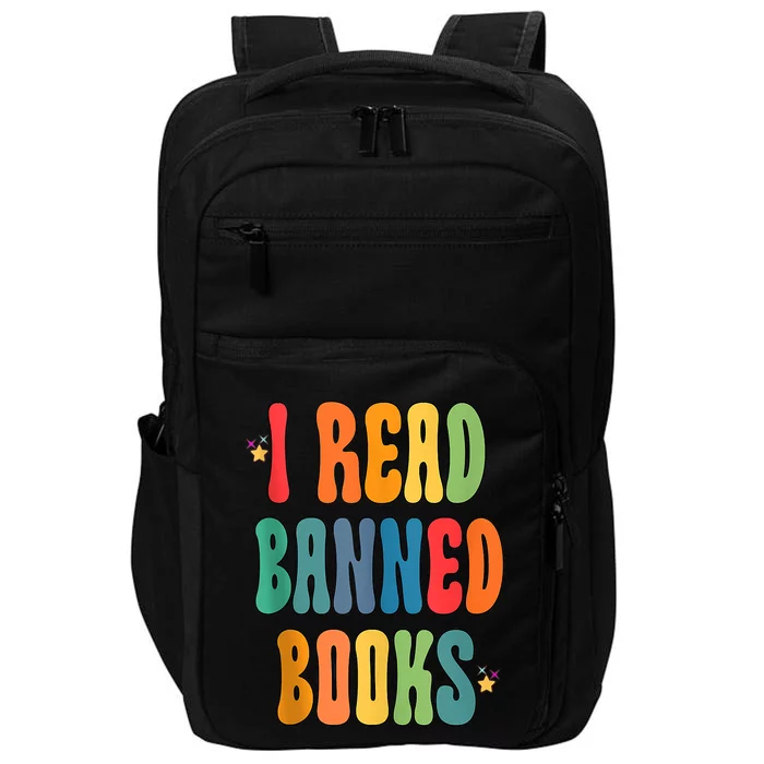 Groovy I Read Banned Books Librarian Reader Bookworm Impact Tech Backpack