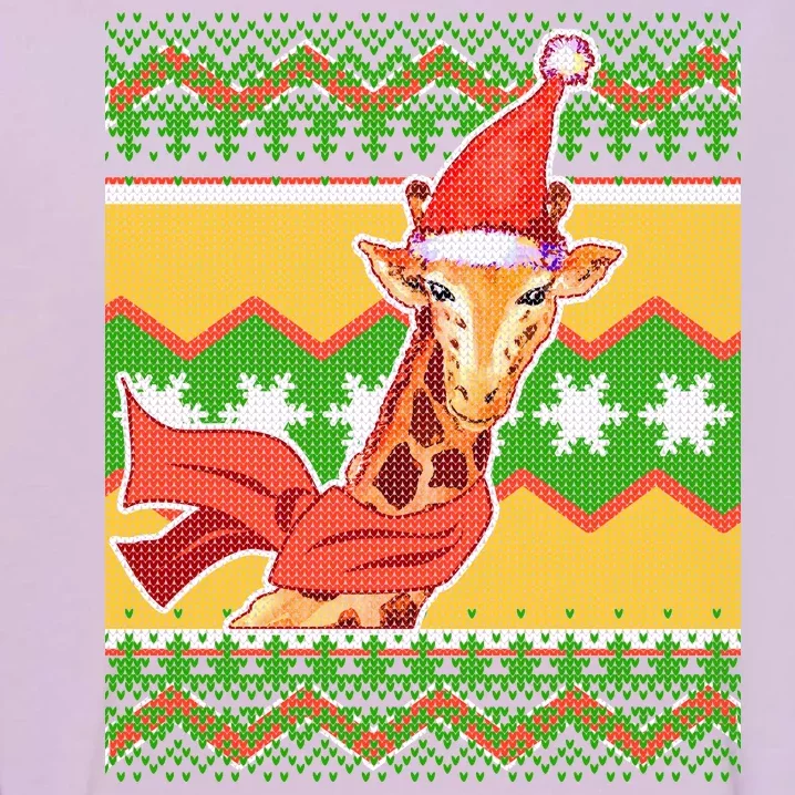 Giraffe Ugly Christmas Garment-Dyed Sweatshirt