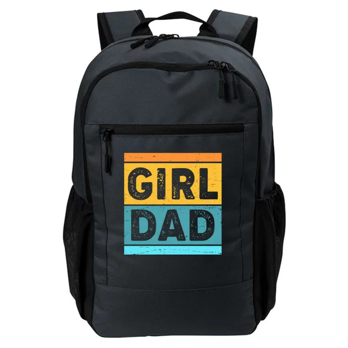 Girl Dad Distressed Color Block Daily Commute Backpack