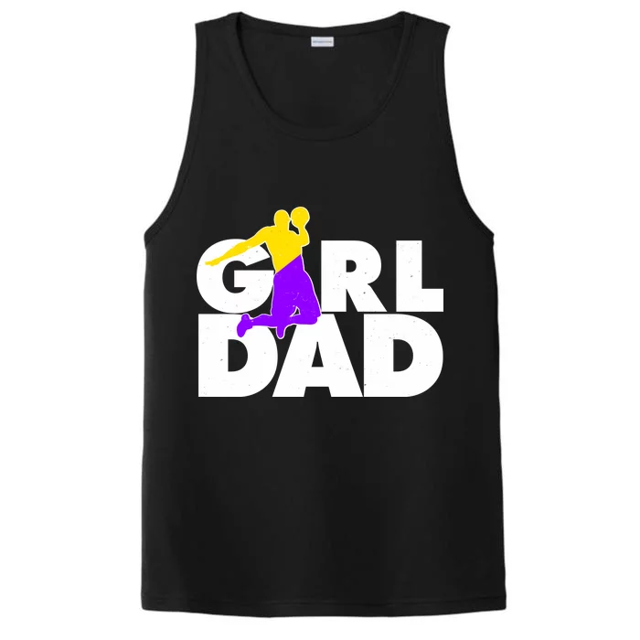 Girl Dad Dunking Tribute Performance Tank