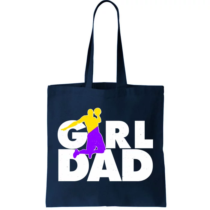 Girl Dad Dunking Tribute Tote Bag