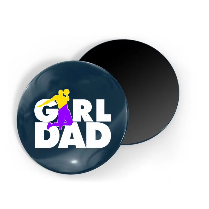 Girl Dad Dunking Tribute Magnet