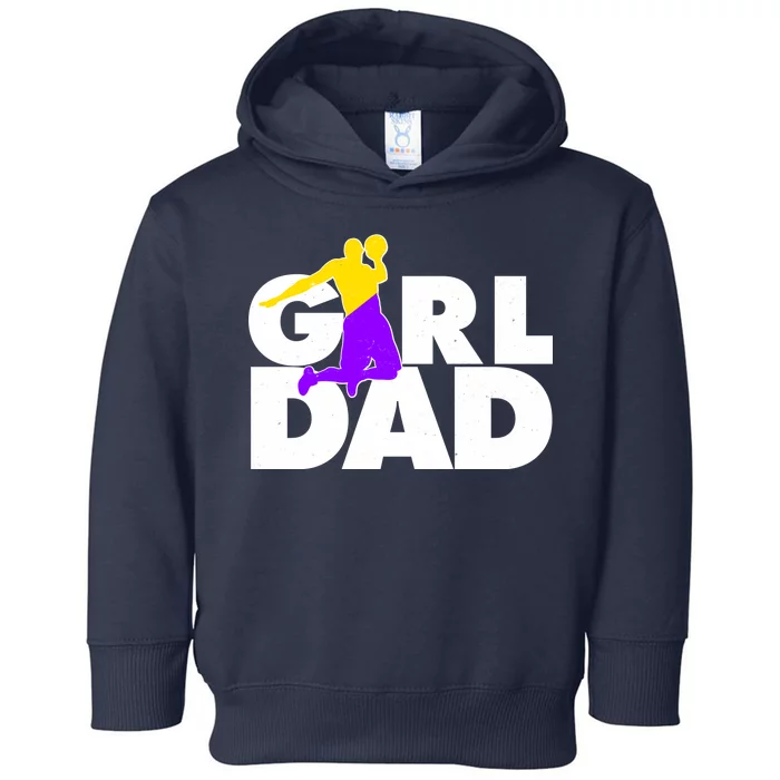 Girl Dad Dunking Tribute Toddler Hoodie