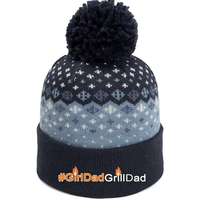 Girl Dad Grill Dad The Baniff Cuffed Pom Beanie