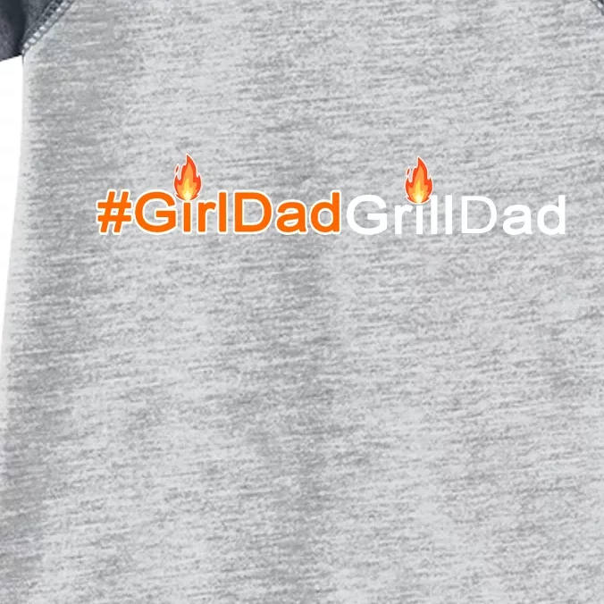 Girl Dad Grill Dad Infant Baby Jersey Bodysuit