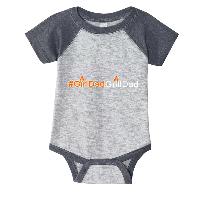 Girl Dad Grill Dad Infant Baby Jersey Bodysuit