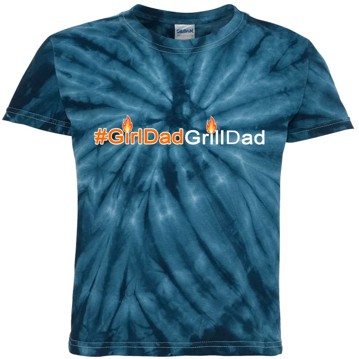 Girl Dad Grill Dad Kids Tie-Dye T-Shirt