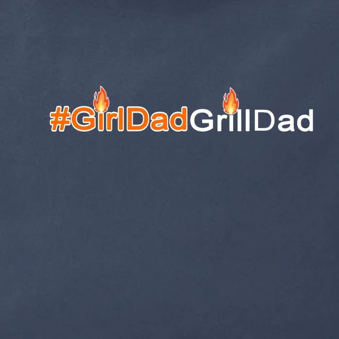 Girl Dad Grill Dad Zip Tote Bag