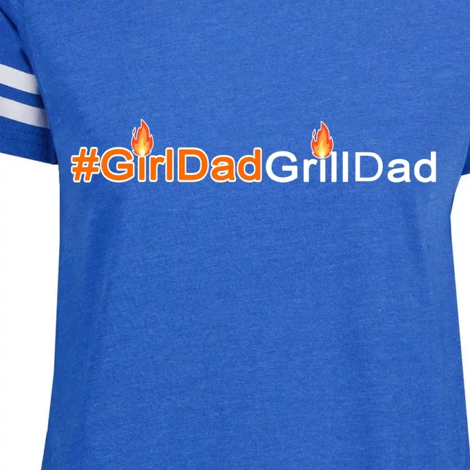 Girl Dad Grill Dad Enza Ladies Jersey Football T-Shirt