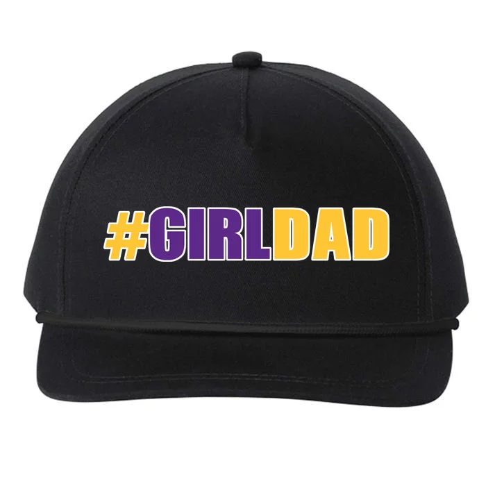 Girl Dad Kobe Tribute Memorial Snapback Five-Panel Rope Hat