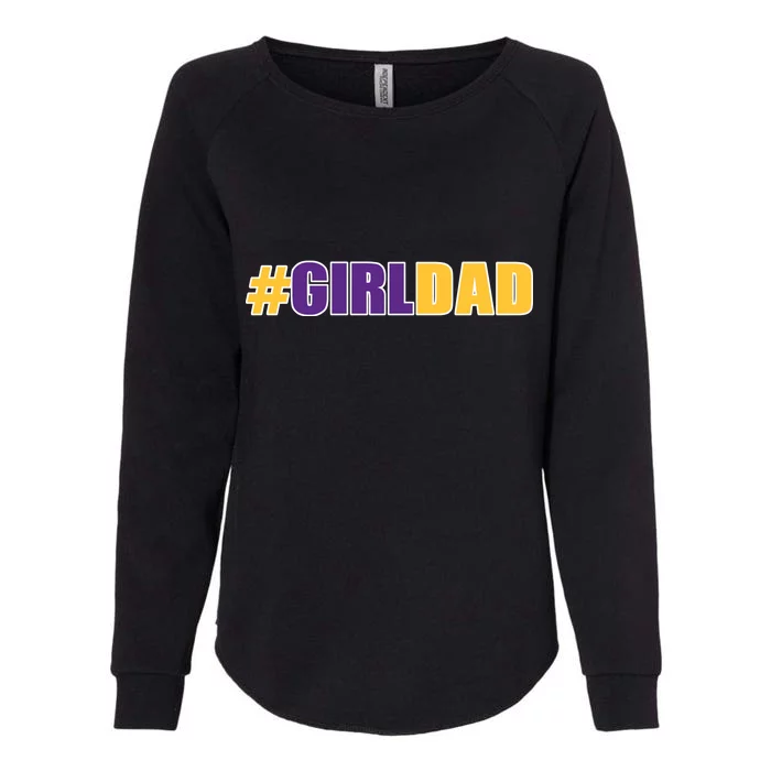 Girl Dad Kobe Tribute Memorial Womens California Wash Sweatshirt