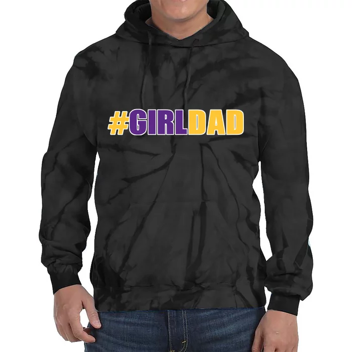 Girl Dad Kobe Tribute Memorial Tie Dye Hoodie