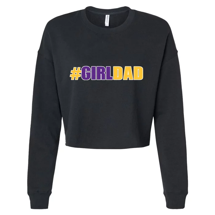 Girl Dad Kobe Tribute Memorial Cropped Pullover Crew