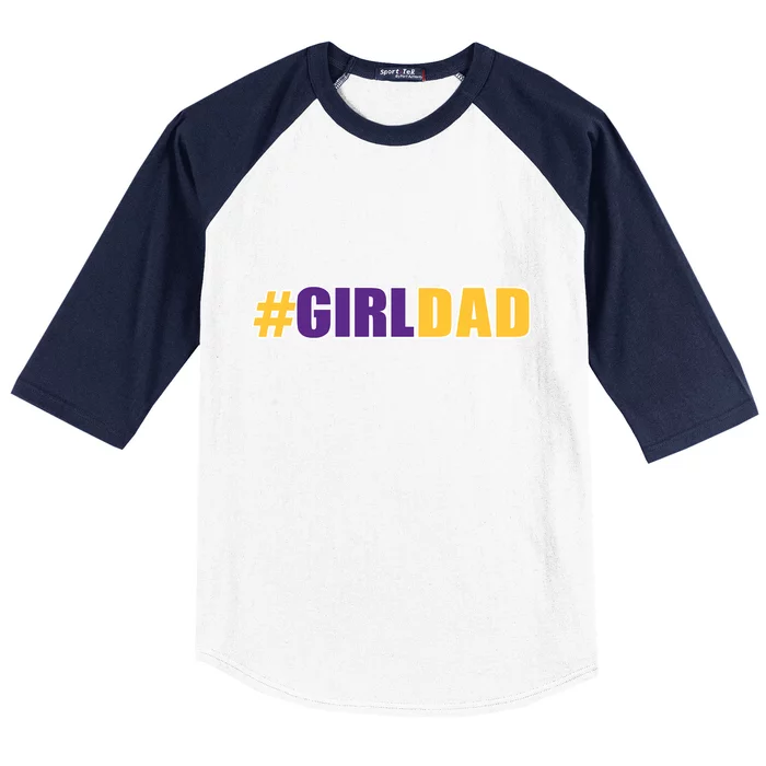 Girl Dad Kobe Tribute Memorial Baseball Sleeve Shirt