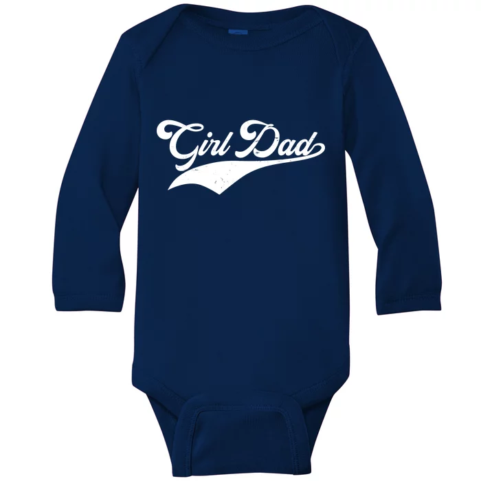 Girl Dad Tribute Baby Long Sleeve Bodysuit