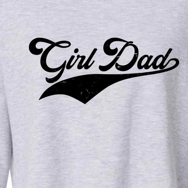 Girl Dad Tribute Cropped Pullover Crew