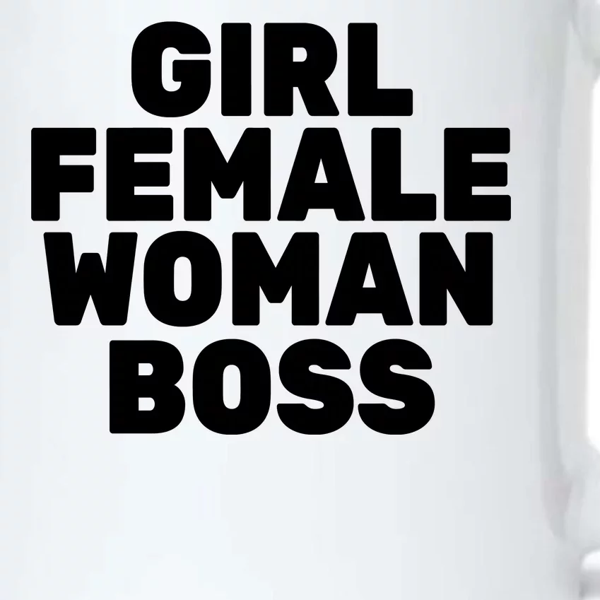 Girl Female Woman Boss Black Color Changing Mug