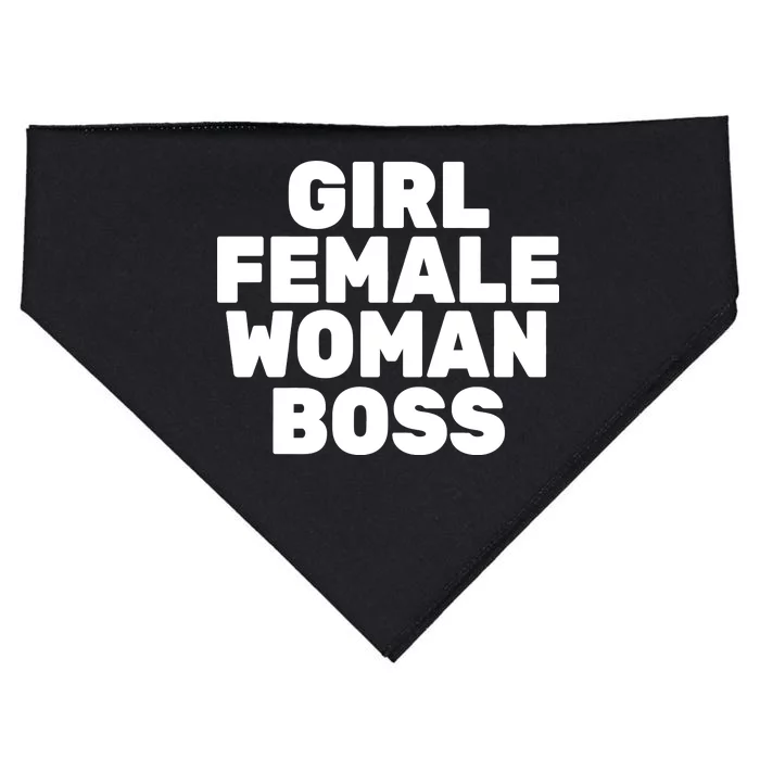 Girl Female Woman Boss USA-Made Doggie Bandana