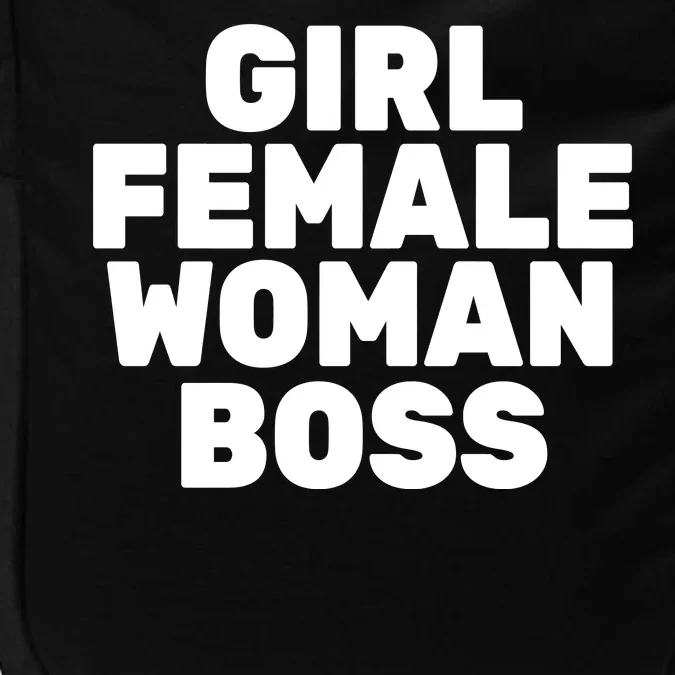 Girl Female Woman Boss Impact Tech Backpack