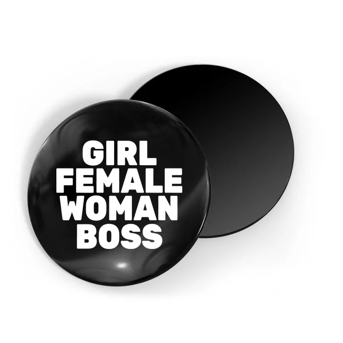 Girl Female Woman Boss Magnet