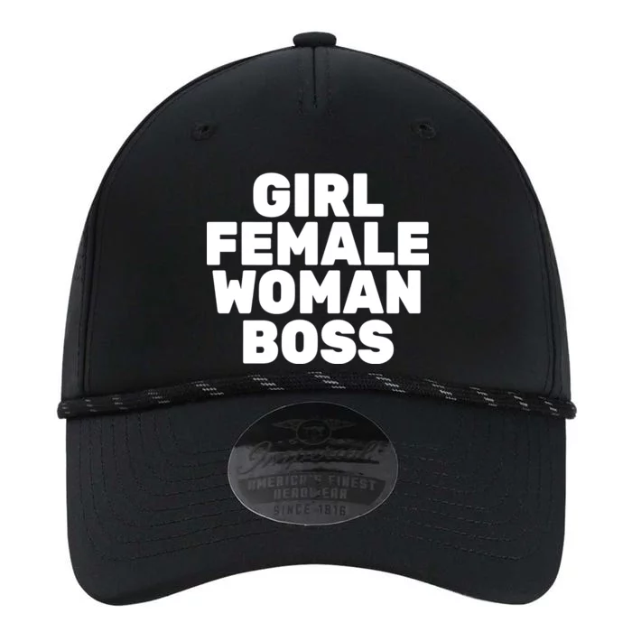 Girl Female Woman Boss Performance The Dyno Cap