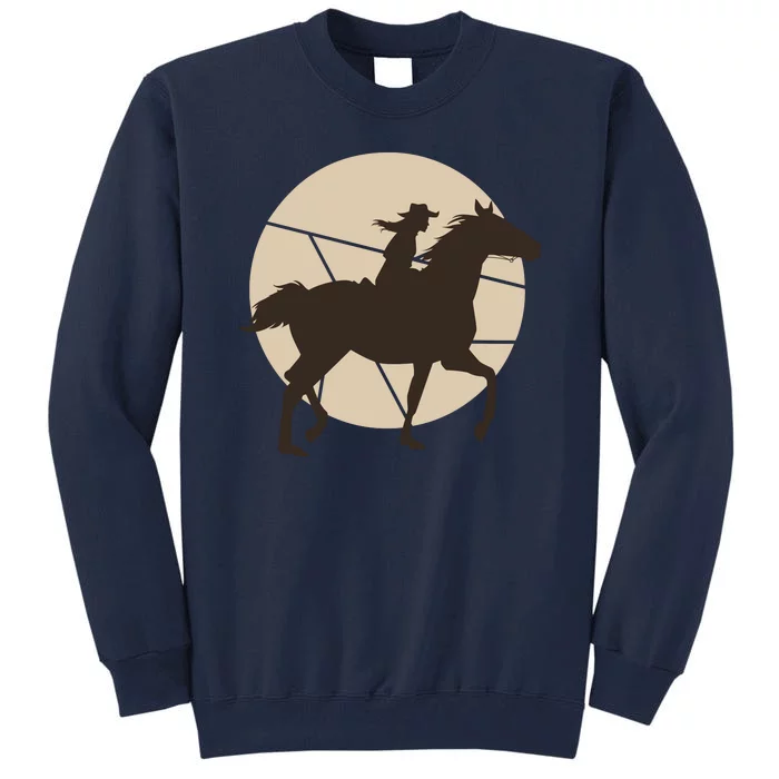 Girl Horse Rider Tall Sweatshirt