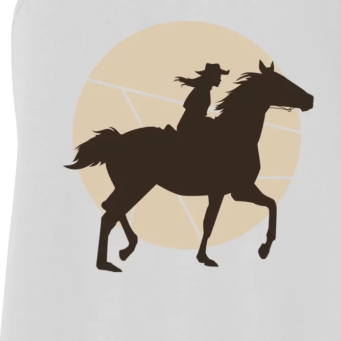 Girl Horse Rider Women's Racerback Tank