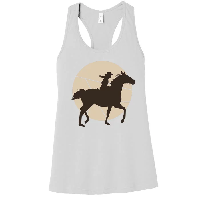 Girl Horse Rider Women's Racerback Tank