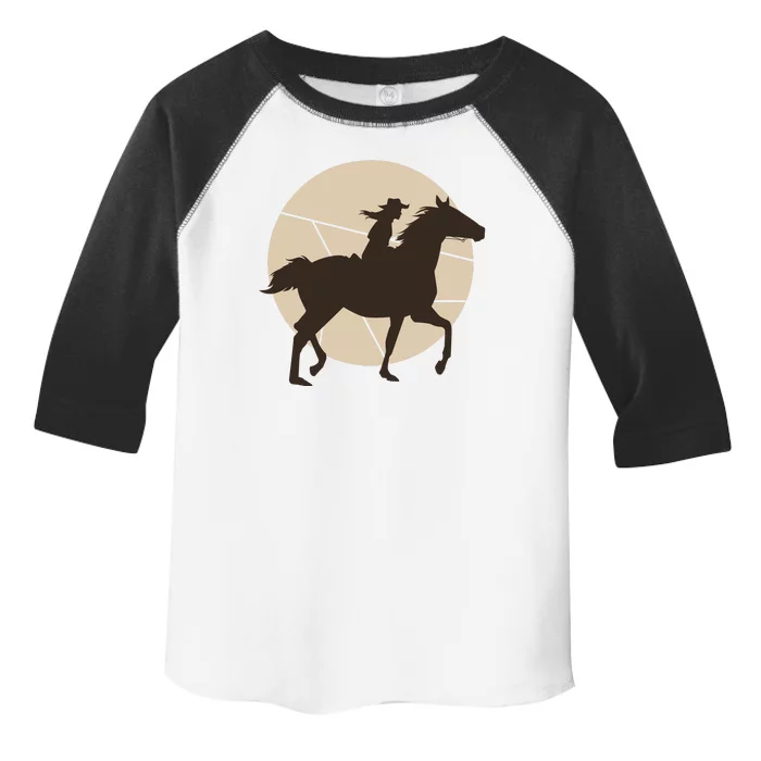 Girl Horse Rider Toddler Fine Jersey T-Shirt