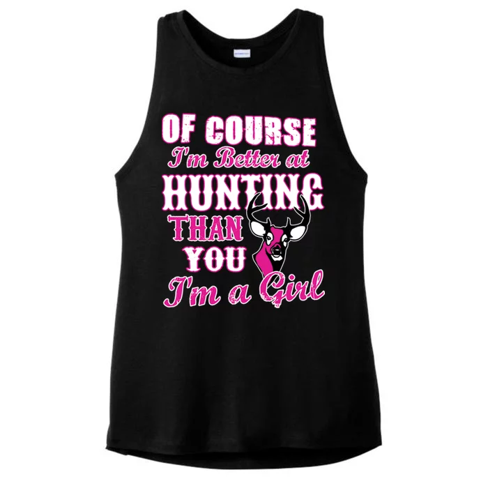 Girl Hunting Ladies Tri-Blend Wicking Tank