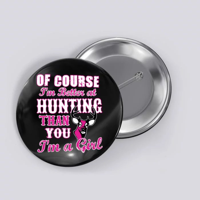 Girl Hunting Button