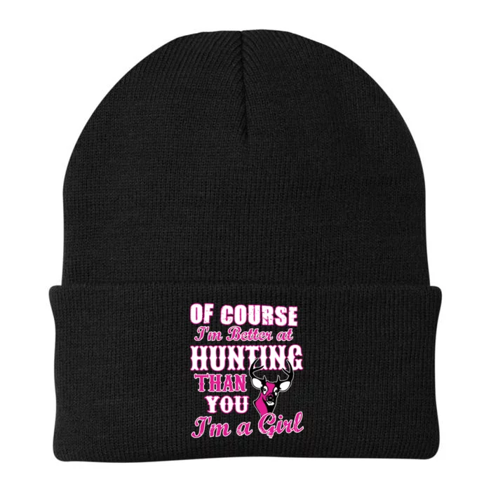 Girl Hunting Knit Cap Winter Beanie