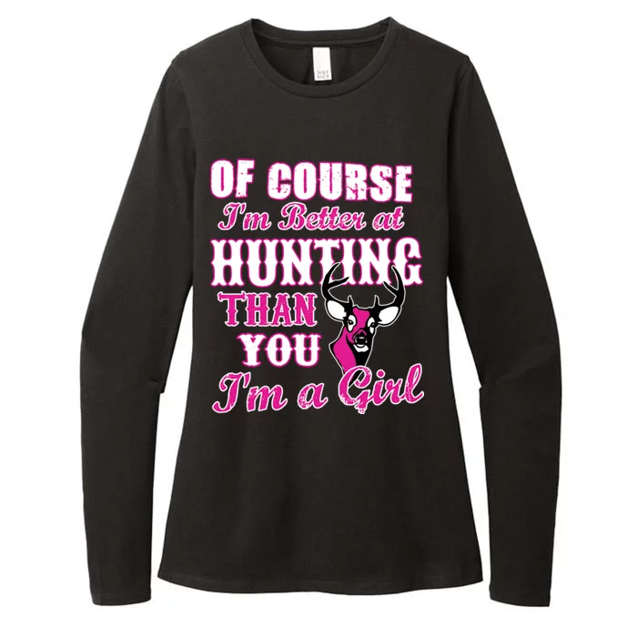 Girl Hunting Womens CVC Long Sleeve Shirt