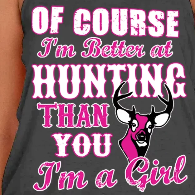 Girl Hunting Women's Knotted Racerback Tank