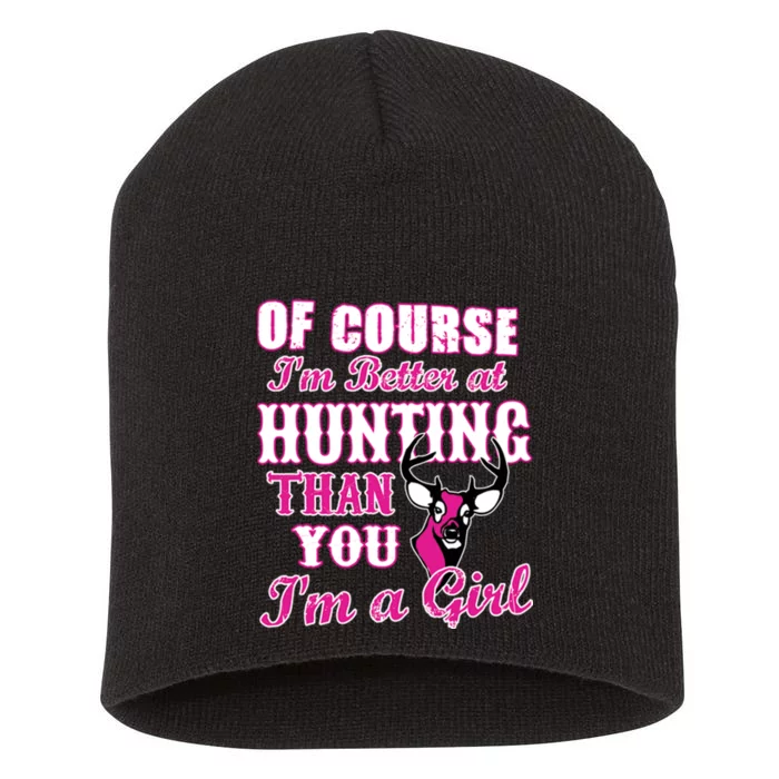 Girl Hunting Short Acrylic Beanie