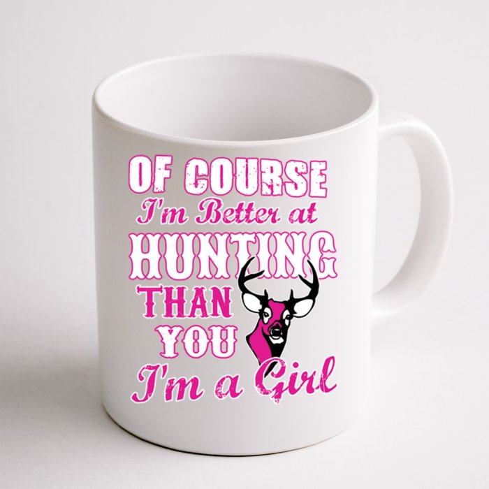 Girl Hunting Front & Back Coffee Mug