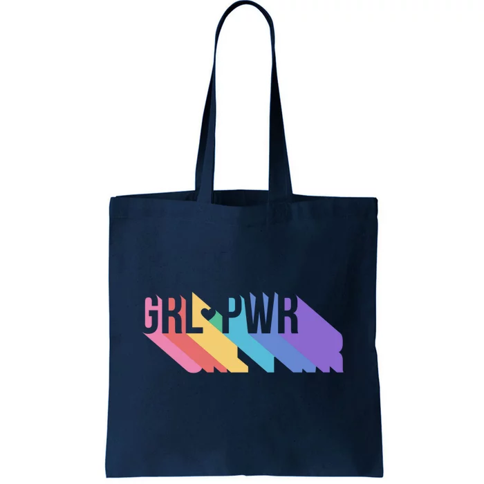 Girl Power Colorful Tote Bag