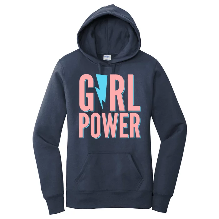 Girl Power Lightning Bolt Women's Pullover Hoodie