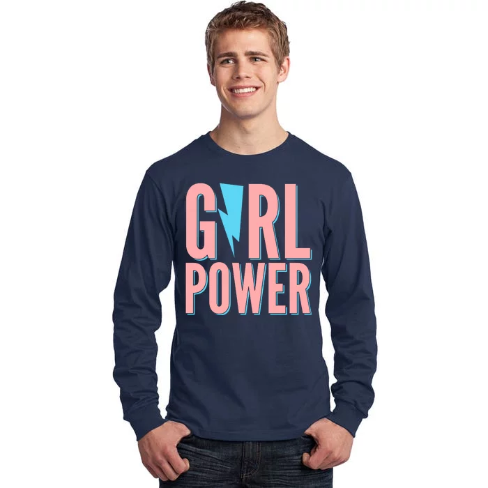 Girl Power Lightning Bolt Tall Long Sleeve T-Shirt