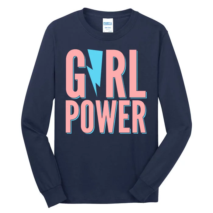 Girl Power Lightning Bolt Tall Long Sleeve T-Shirt