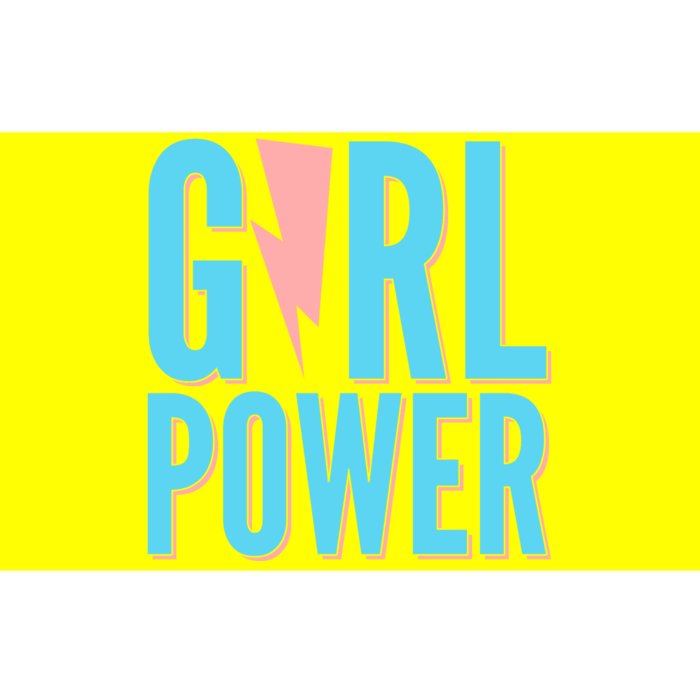 Girl Power Lightning Bolt Bumper Sticker