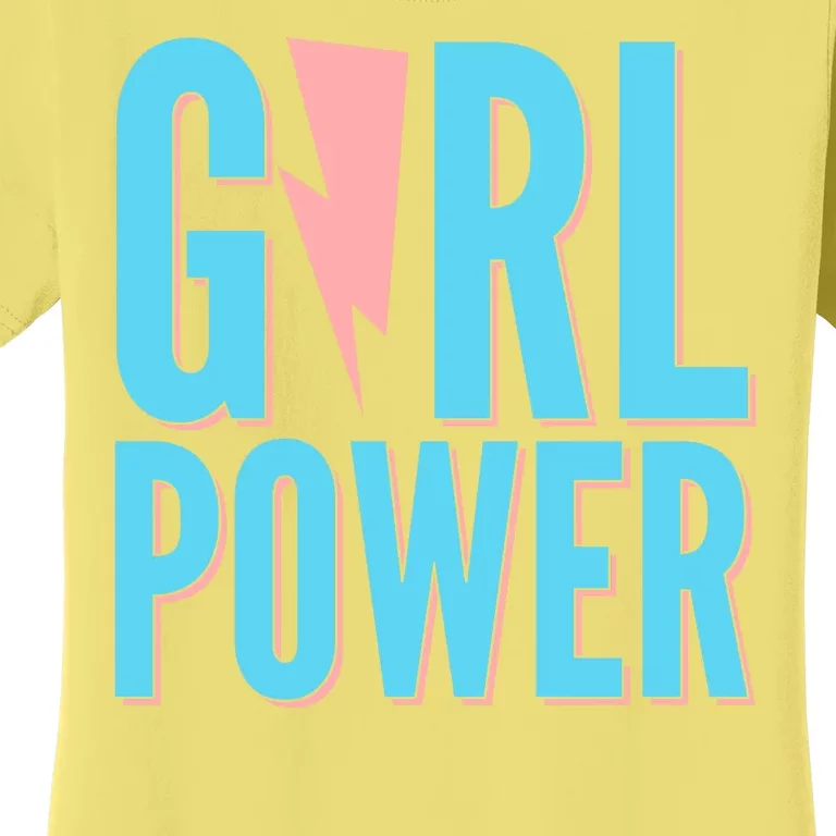 Girl Power Lightning Bolt Women's T-Shirt