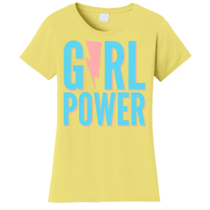 Girl Power Lightning Bolt Women's T-Shirt