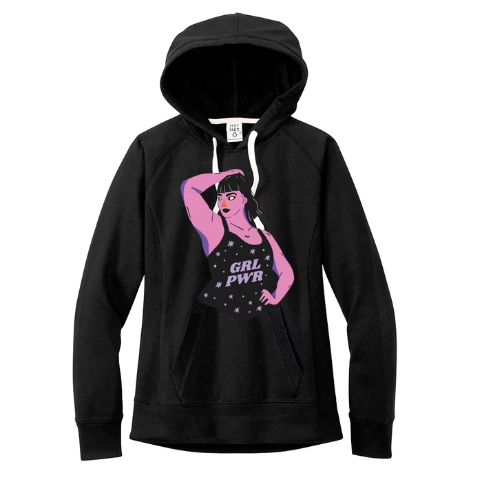 Girl Power Model Women's Fleece Hoodie