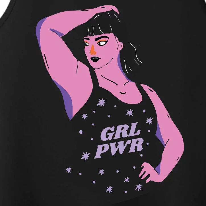 Girl Power Model Performance Tank