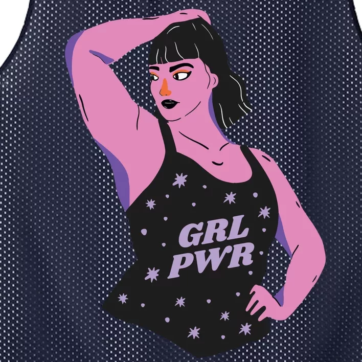 Girl Power Model Mesh Reversible Basketball Jersey Tank