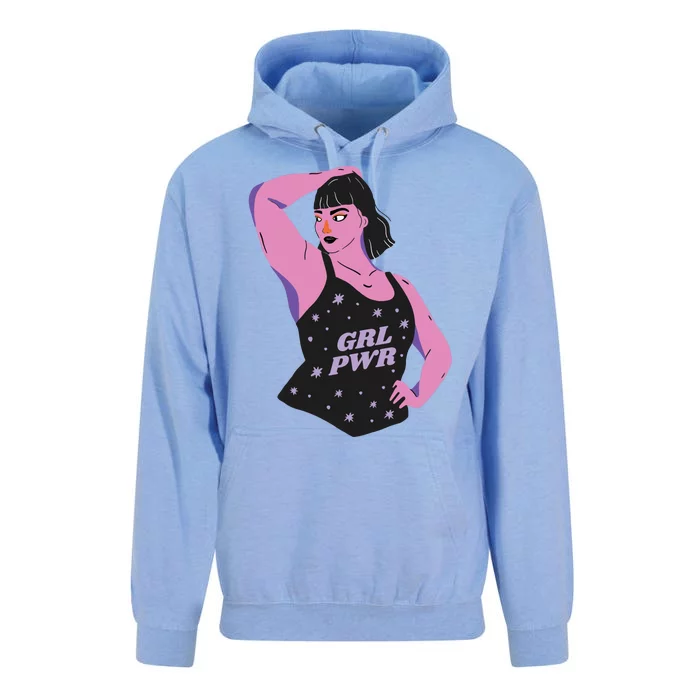 Girl Power Model Unisex Surf Hoodie