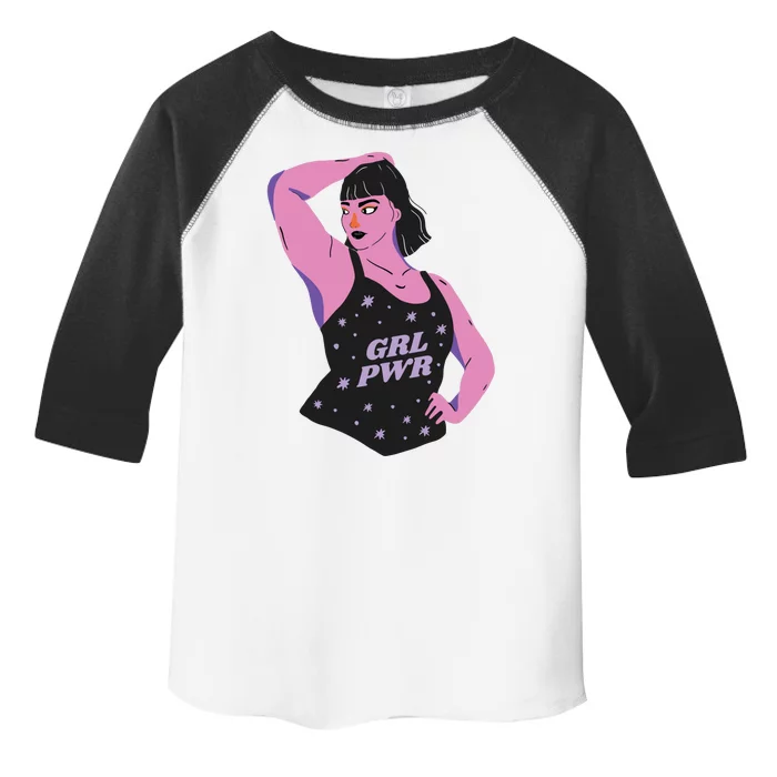 Girl Power Model Toddler Fine Jersey T-Shirt