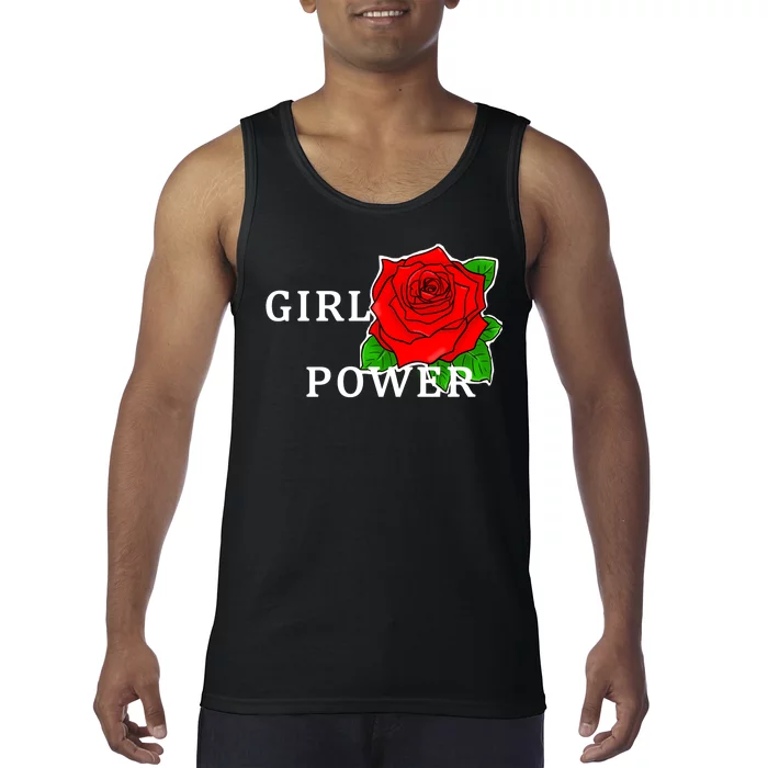 Girl Power Rose Tank Top