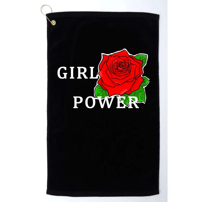 Girl Power Rose Platinum Collection Golf Towel